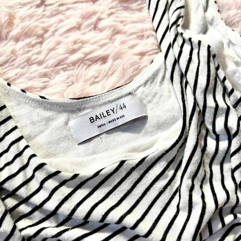 Bailey 44 Anthropology Striped Ruched Sailor Coastal Tank Dress Womens S Preppy - Picture 5 of 5